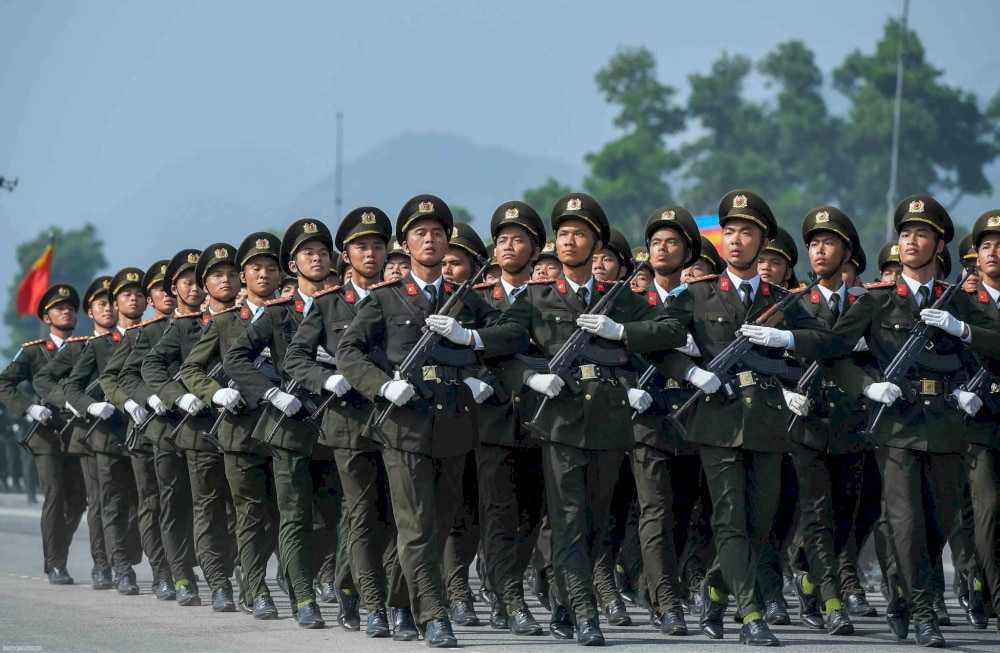 Khối nam Công an